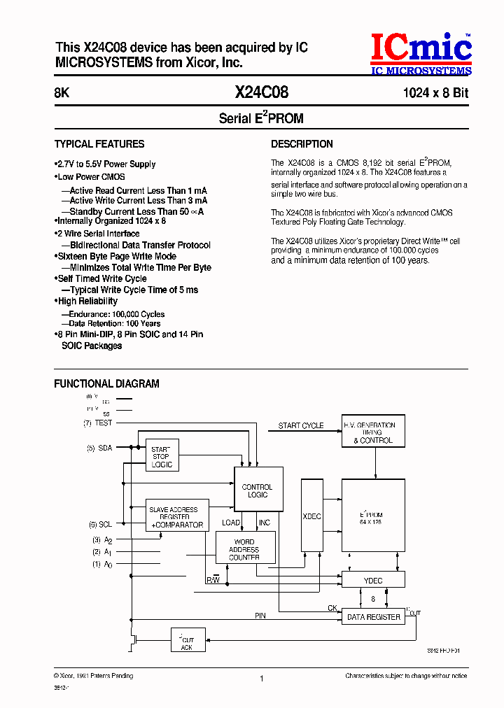 X24C08S8IG-35_4129989.PDF Datasheet