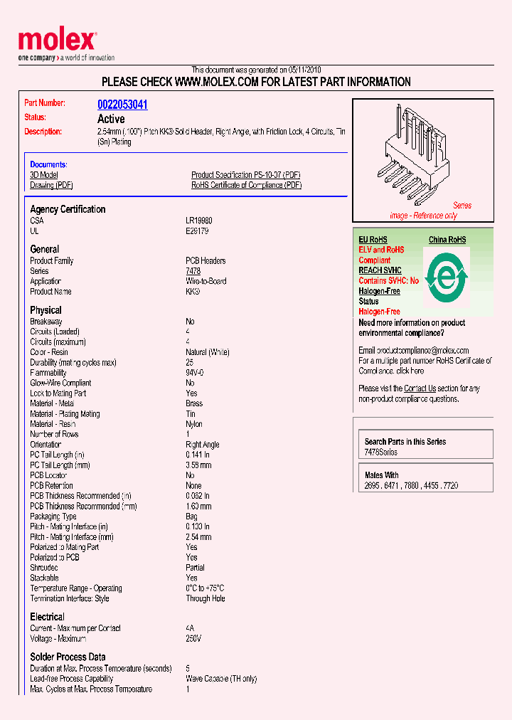 0022053041_4918993.PDF Datasheet