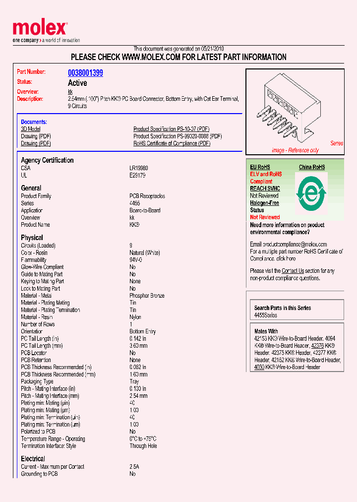 0038001399_4799607.PDF Datasheet