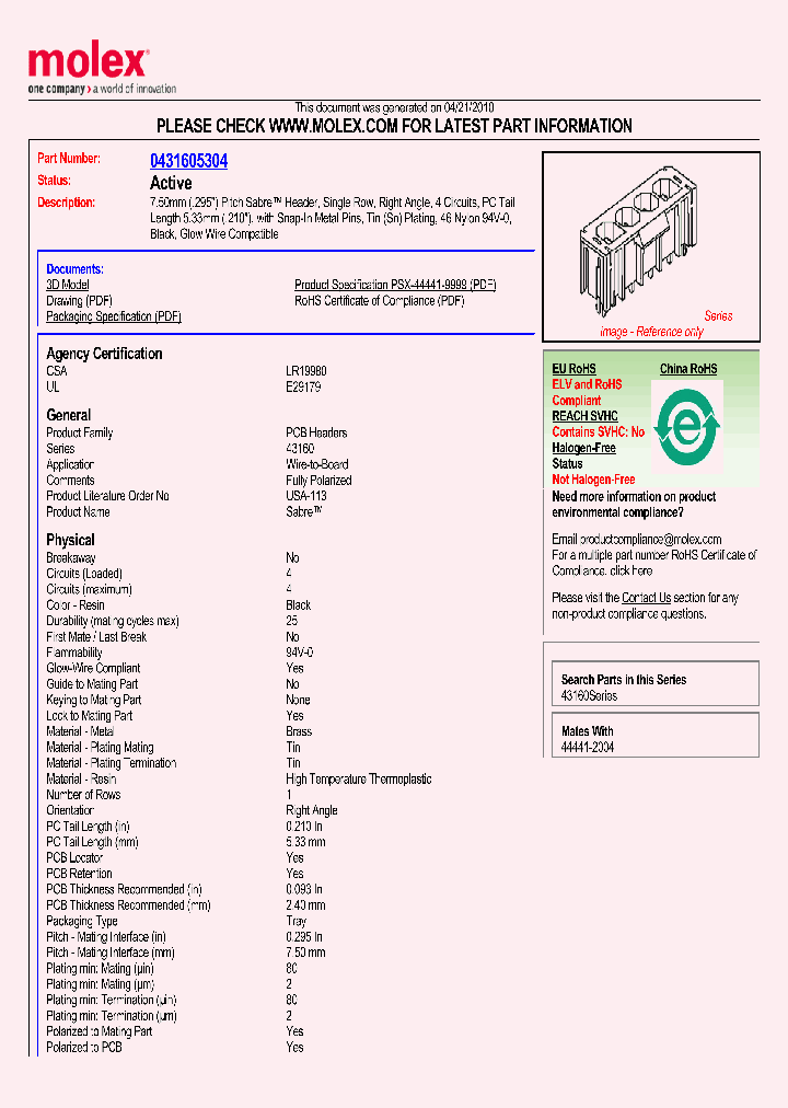 0431605304_4901838.PDF Datasheet