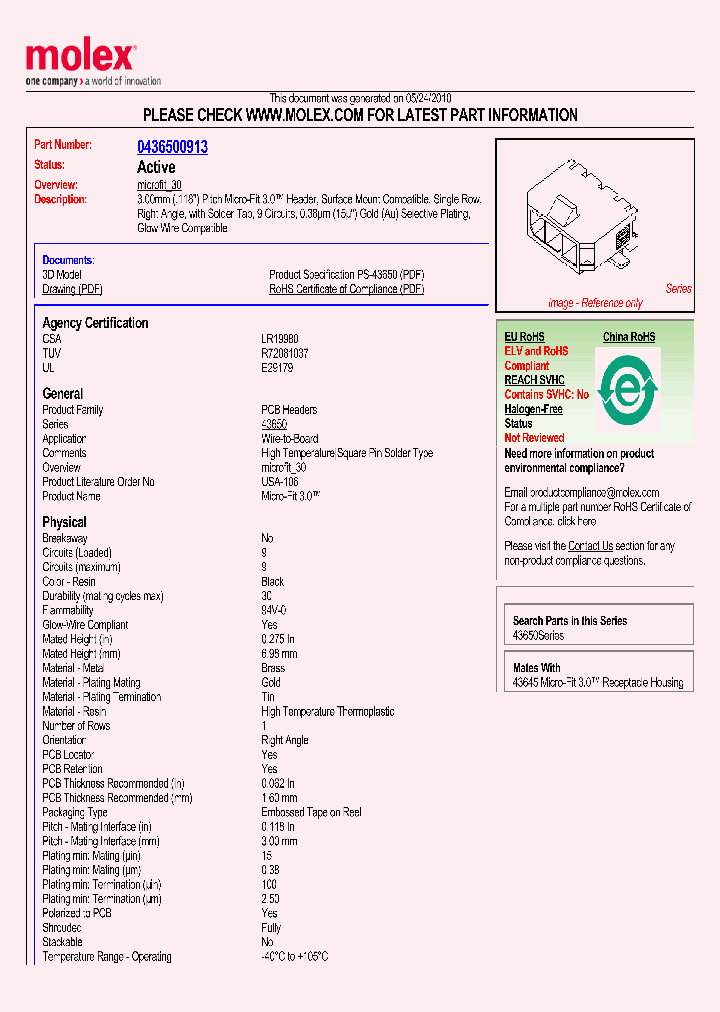 0436500913_4798789.PDF Datasheet
