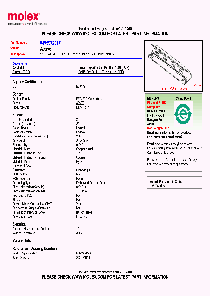 0495972017_4850268.PDF Datasheet