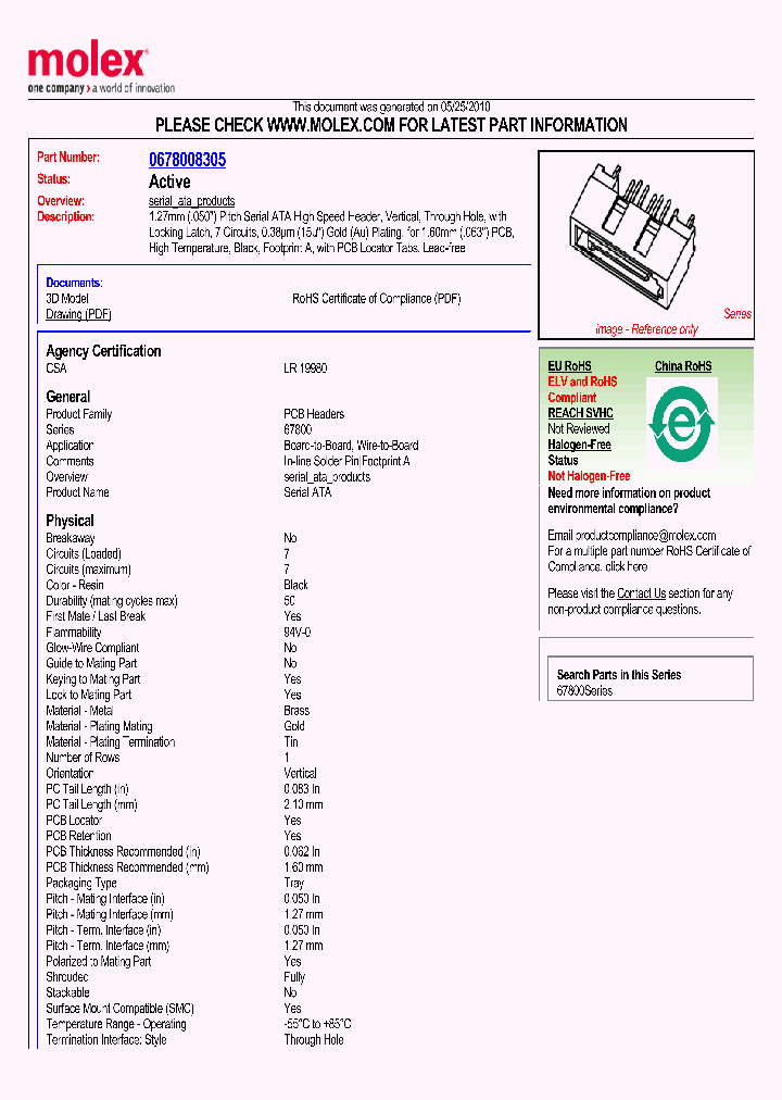 0678008305_4876867.PDF Datasheet