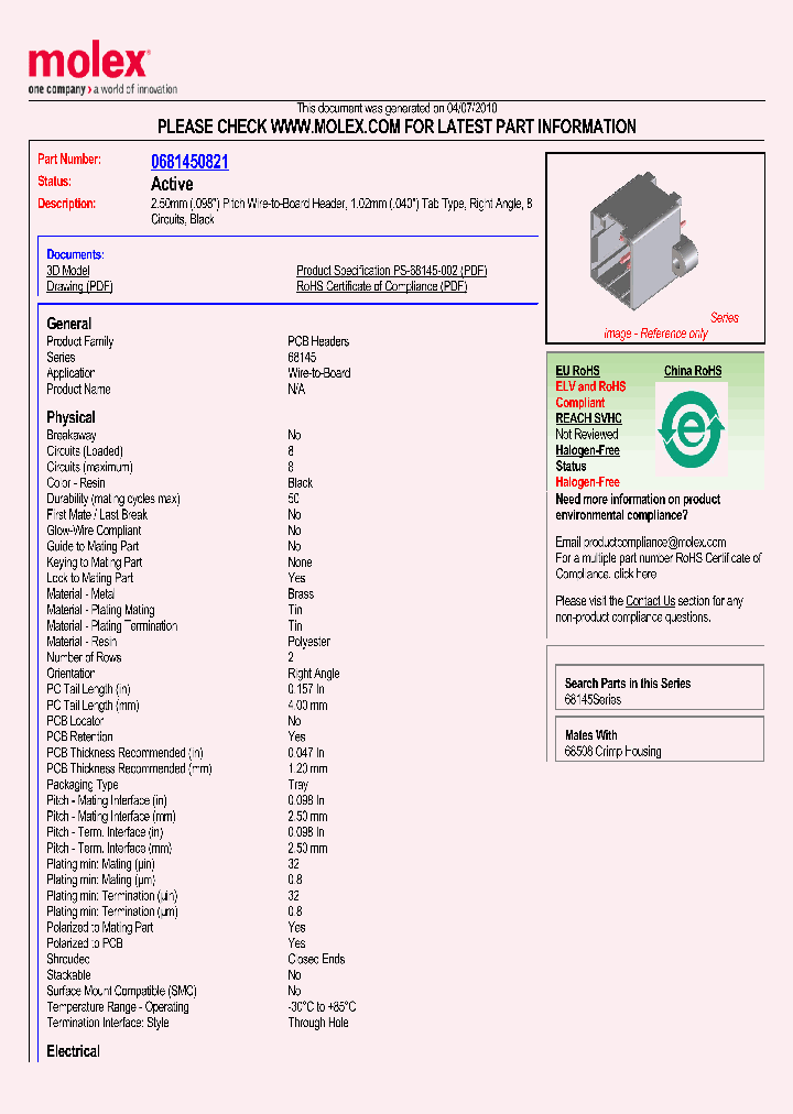 0681450821_4810316.PDF Datasheet