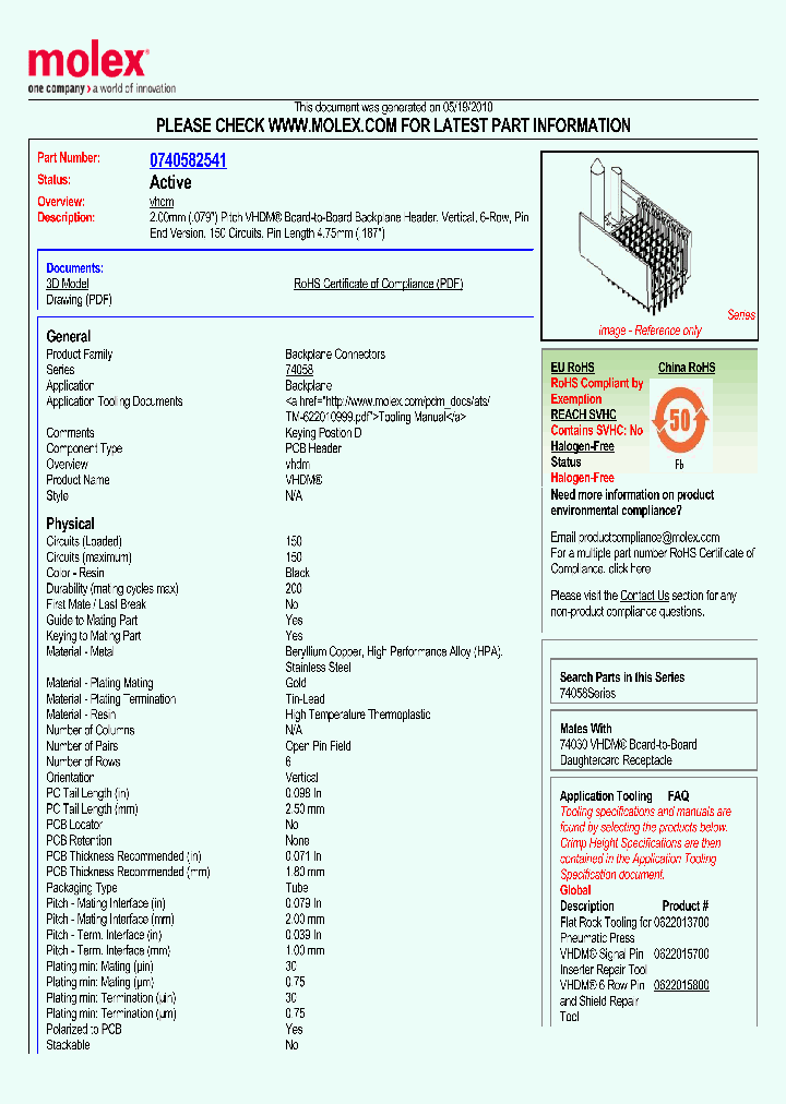 0740582541_4910123.PDF Datasheet