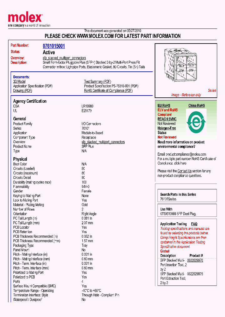 0761015001_4861637.PDF Datasheet