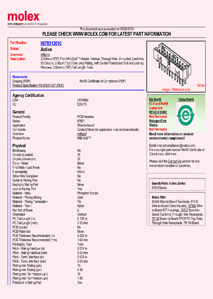 0878313010_4812117.PDF Datasheet