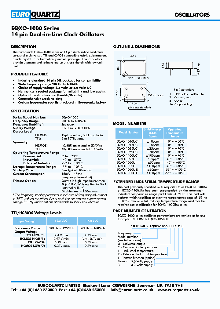 10000EQXO-1050UIET3_4667830.PDF Datasheet