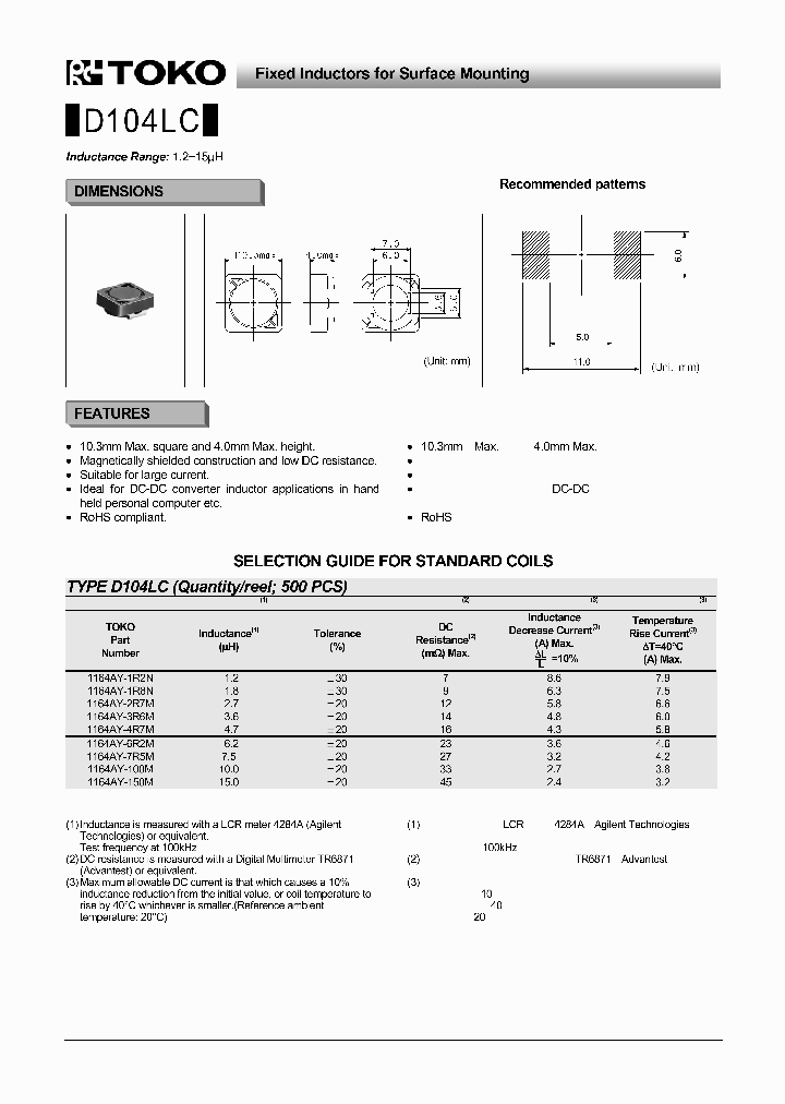 1164AY-100M_4519833.PDF Datasheet