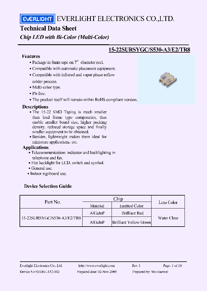 15-22SURSYGC_4235371.PDF Datasheet