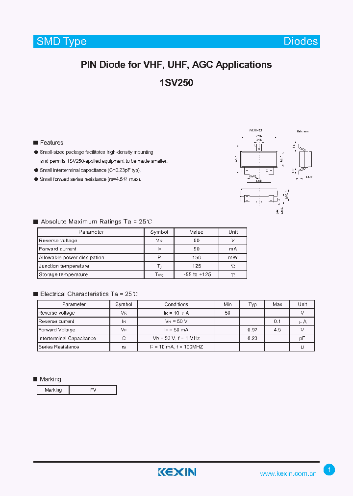 1SV250_4278597.PDF Datasheet