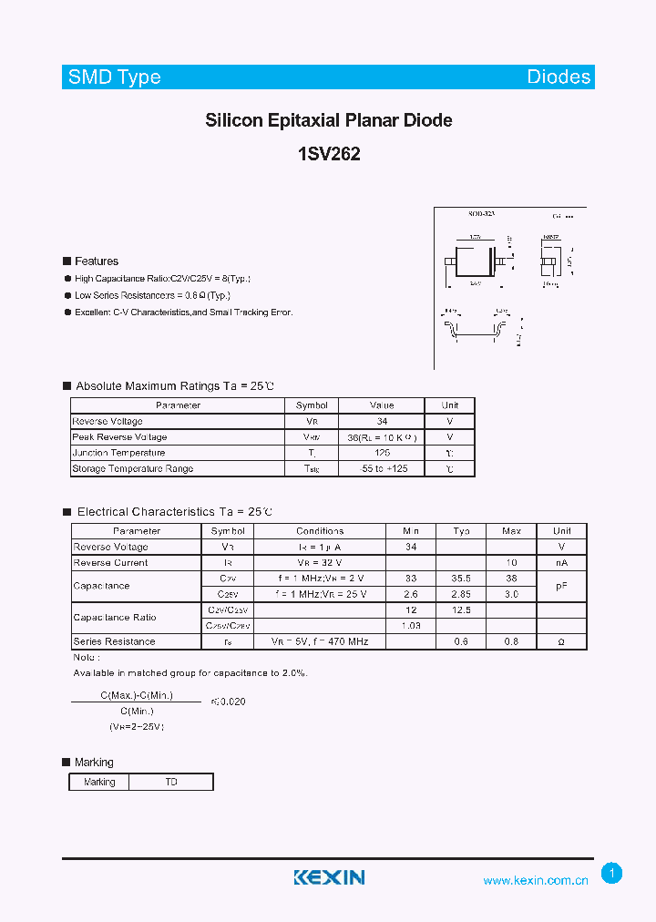 1SV262_4410258.PDF Datasheet