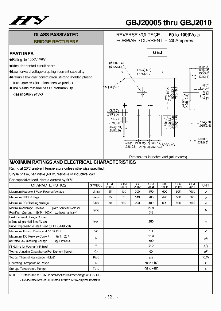 GBJ20005-GBJ2010_4505014.PDF Datasheet