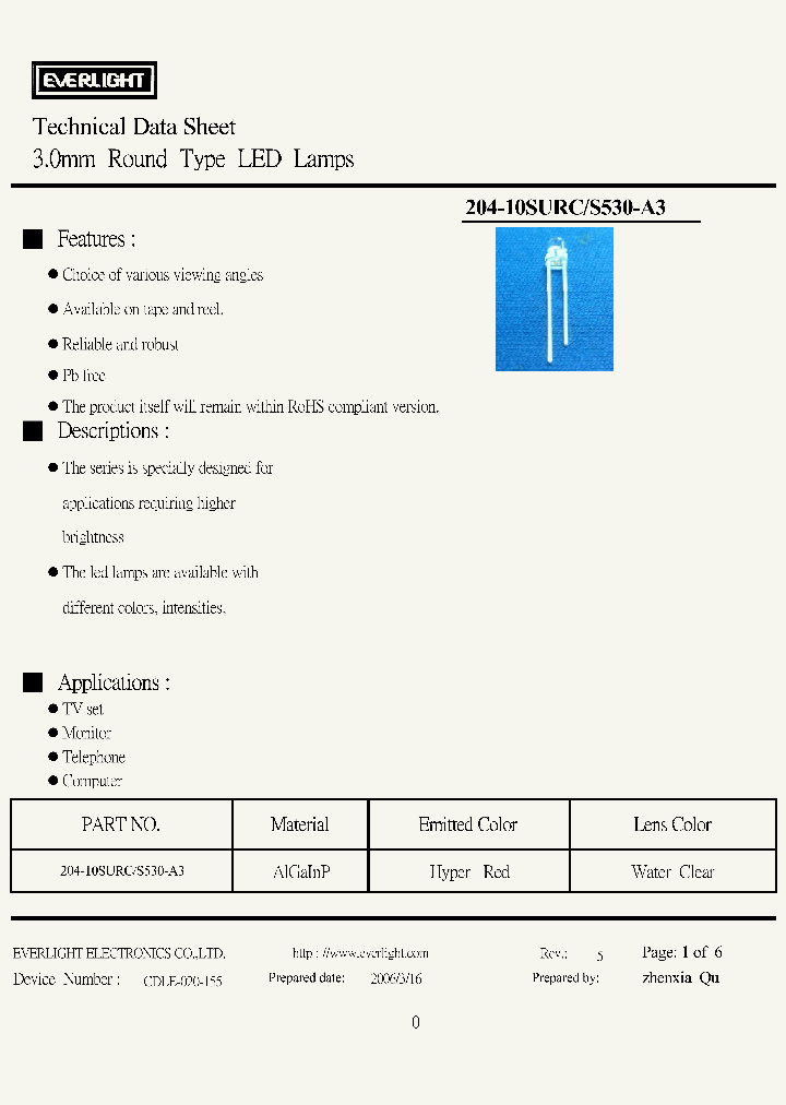 204-10SURC-S530-A3_4489743.PDF Datasheet