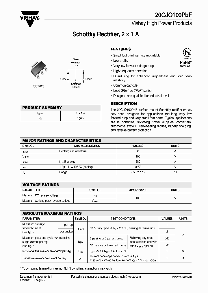 20CJQ100PBF_4360596.PDF Datasheet