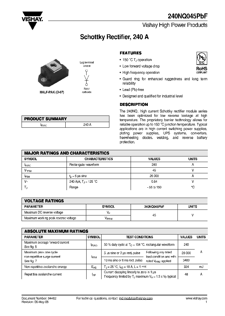 240NQ045PBF_4788599.PDF Datasheet