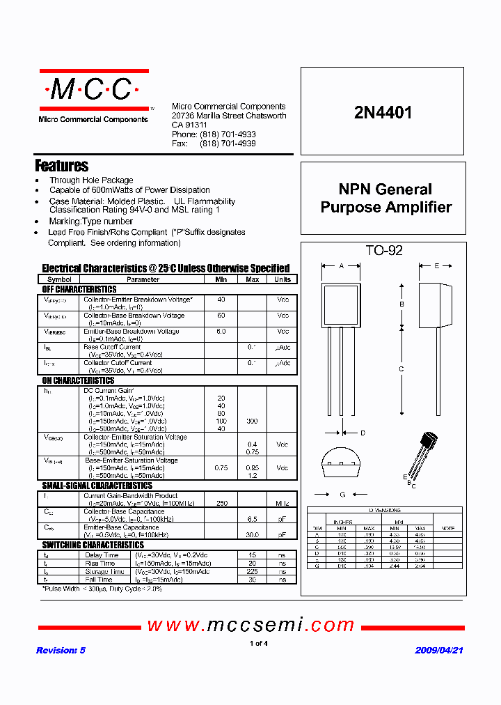 2N4401-AP_4846526.PDF Datasheet