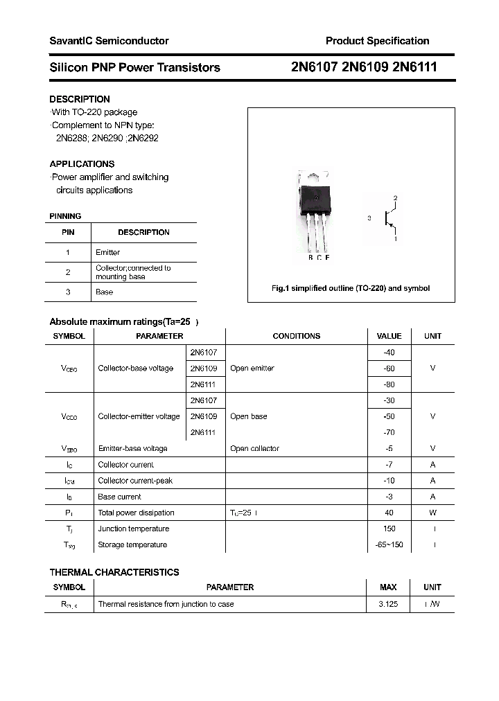 2N6107_4443105.PDF Datasheet