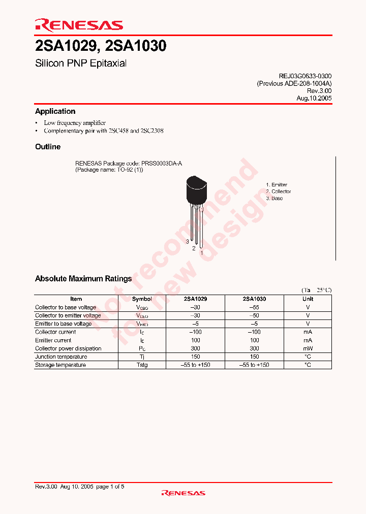 2SA1029_4400803.PDF Datasheet