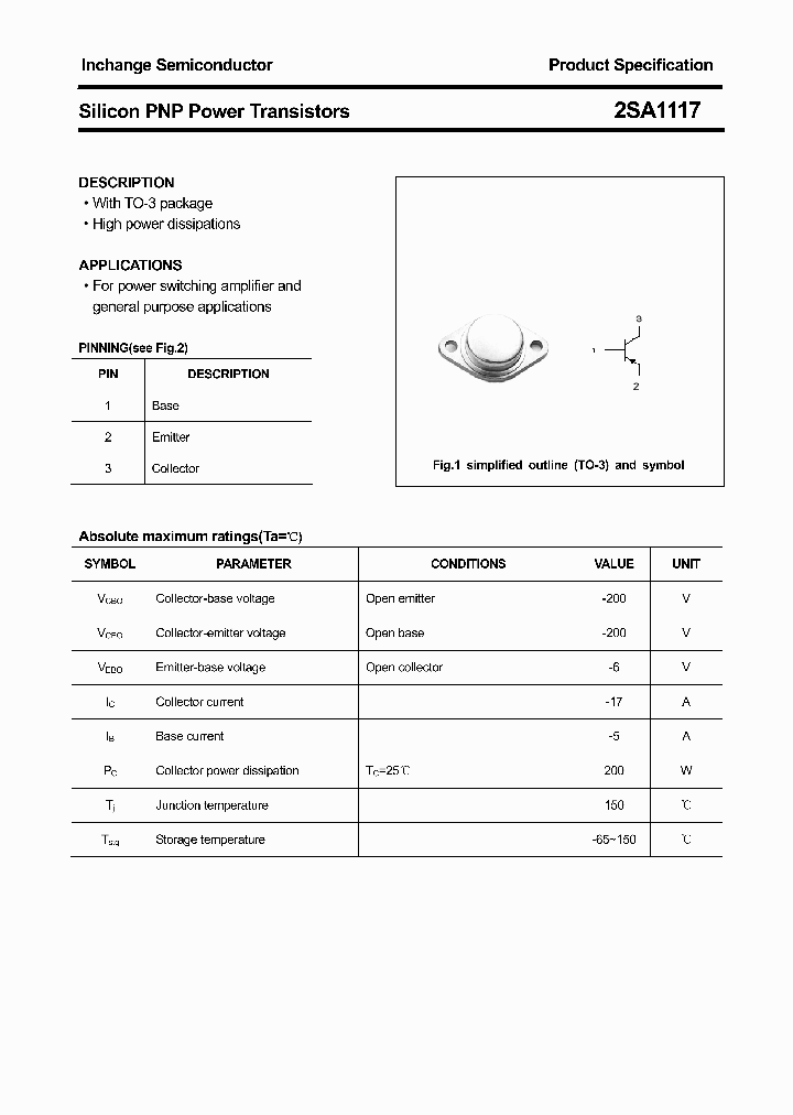 2SA1117_4313203.PDF Datasheet