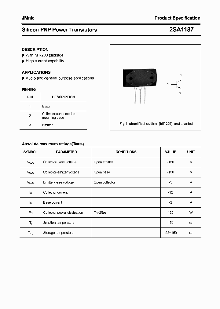 2SA1187_4640187.PDF Datasheet