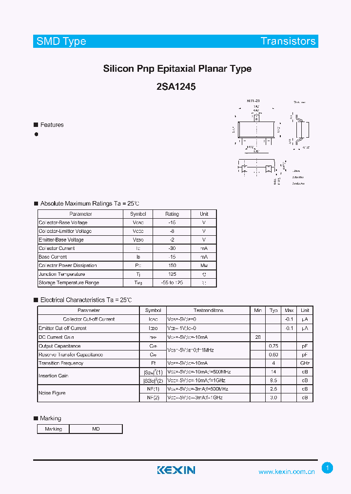 2SA1245_4282378.PDF Datasheet