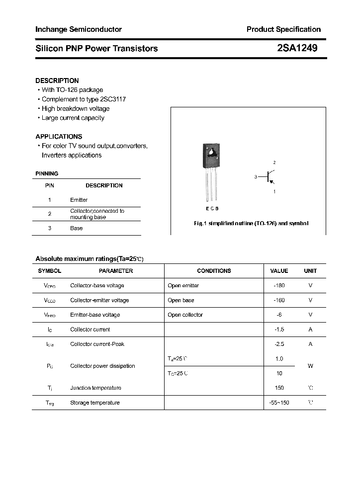 2SA1249_4319762.PDF Datasheet