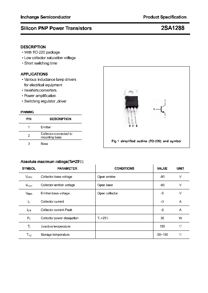 2SA1288_4414734.PDF Datasheet