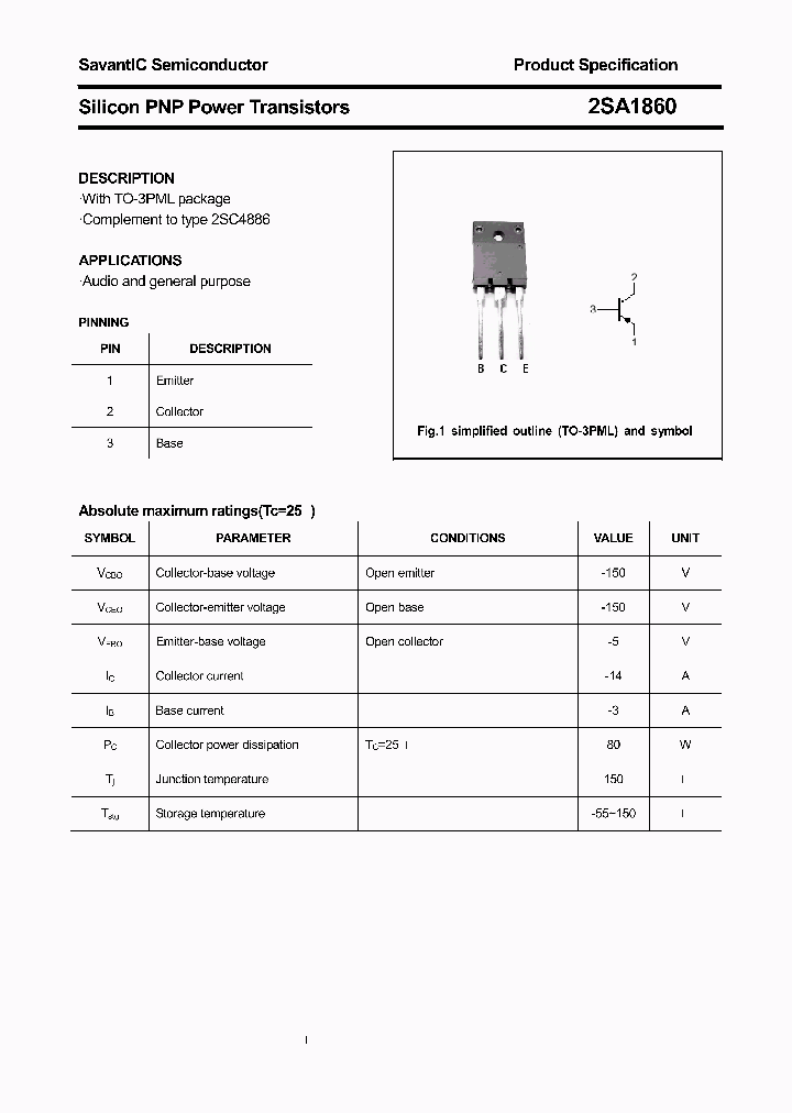 2SA1860_4523290.PDF Datasheet