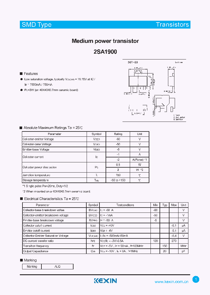 2SA1900_4301783.PDF Datasheet