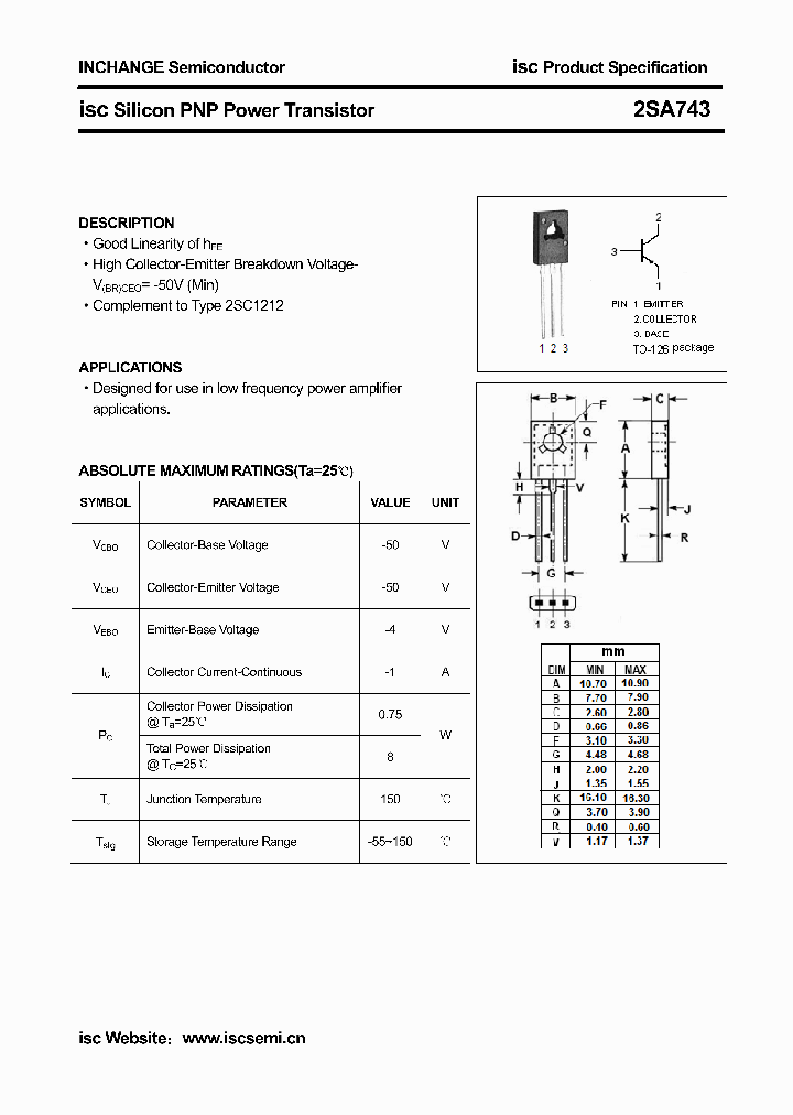 2SA743_4375192.PDF Datasheet