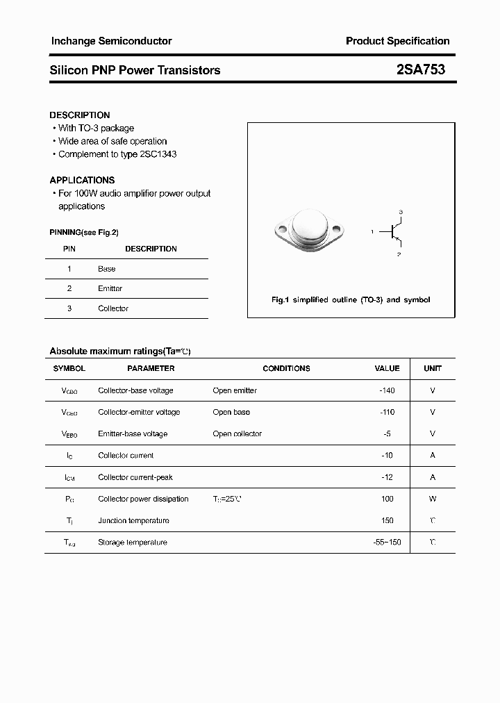 2SA753_4306037.PDF Datasheet