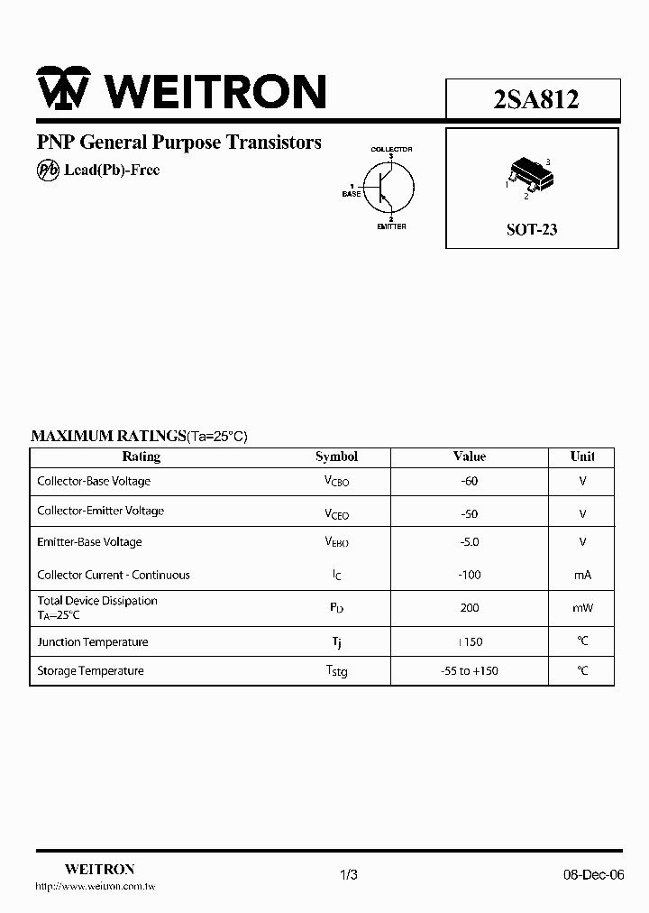 2SA812_4531882.PDF Datasheet