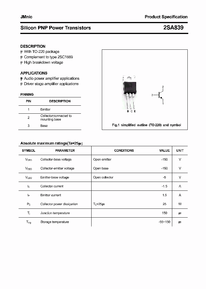 2SA839_4536534.PDF Datasheet