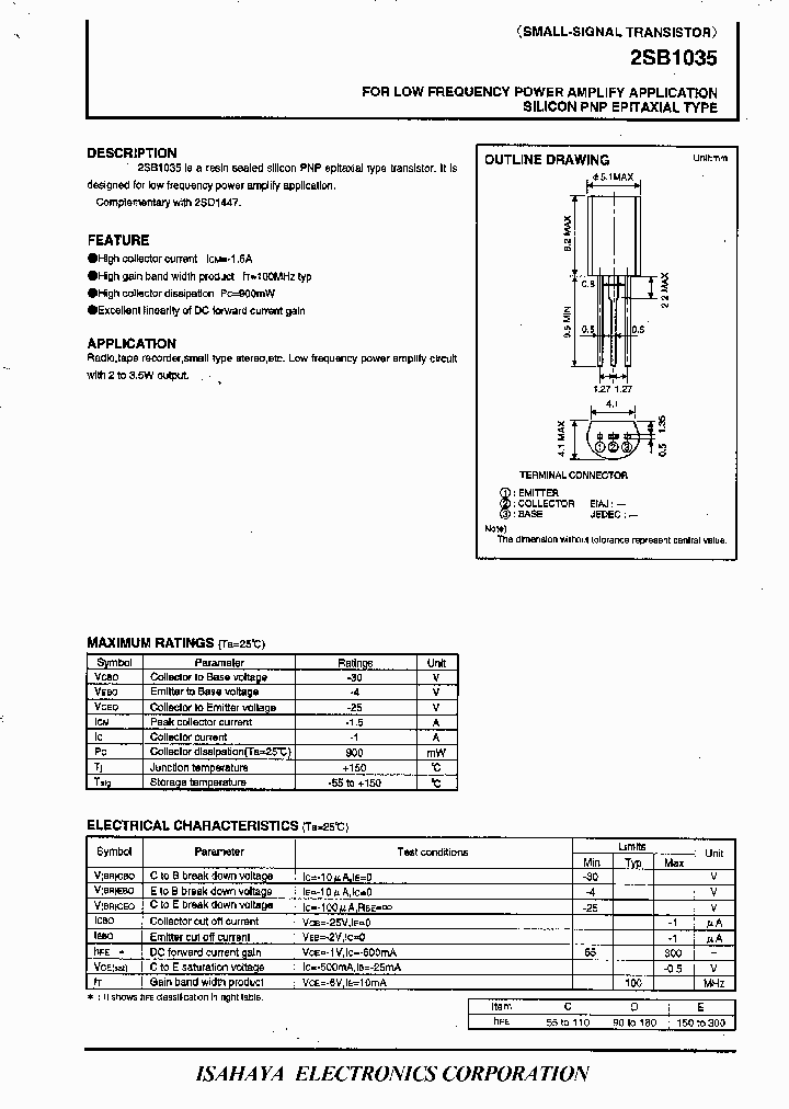 2SB1035_4183143.PDF Datasheet