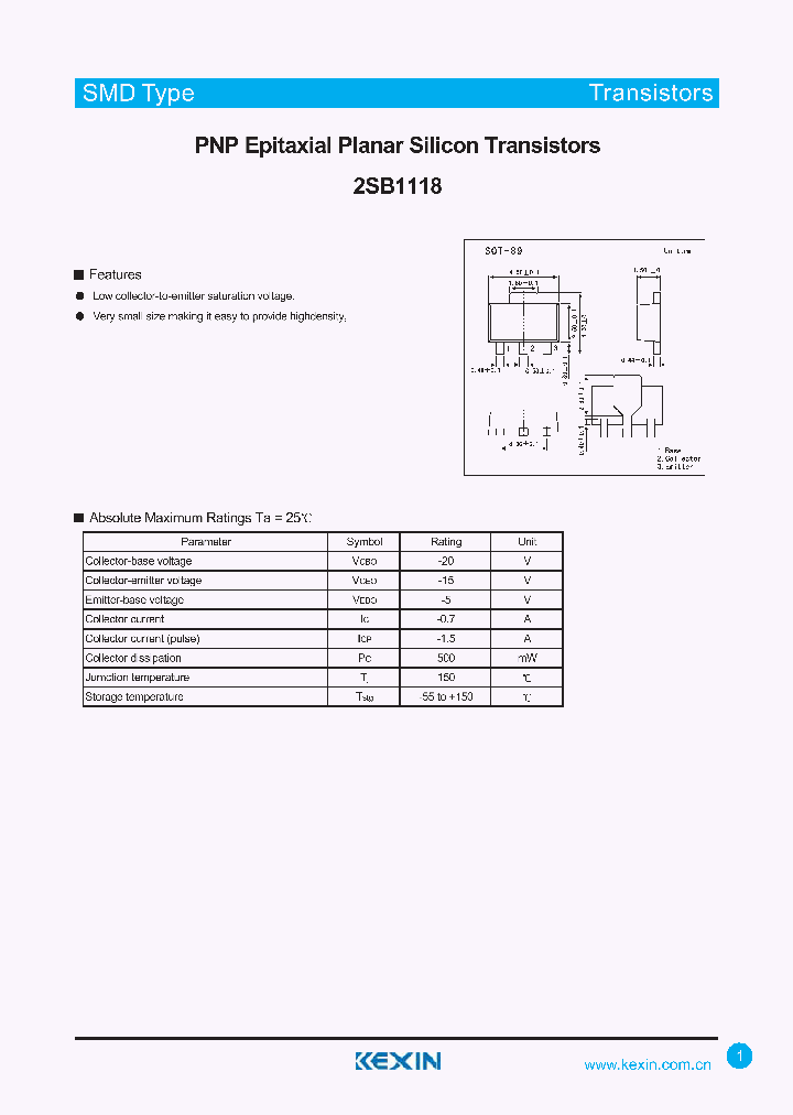 2SB1118_4336551.PDF Datasheet