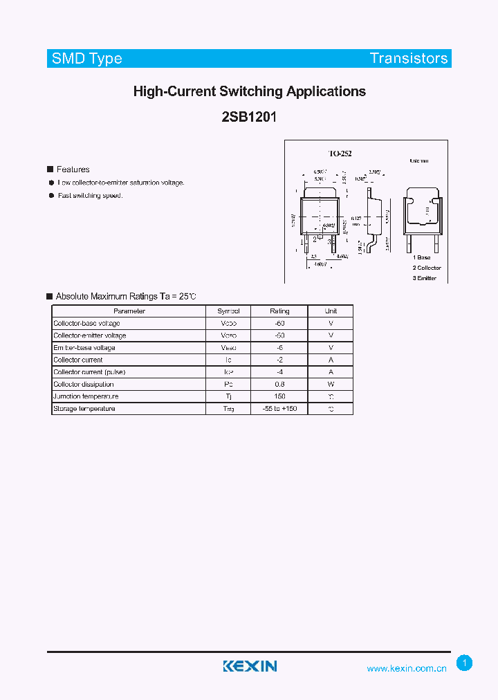 2SB1201_4377102.PDF Datasheet