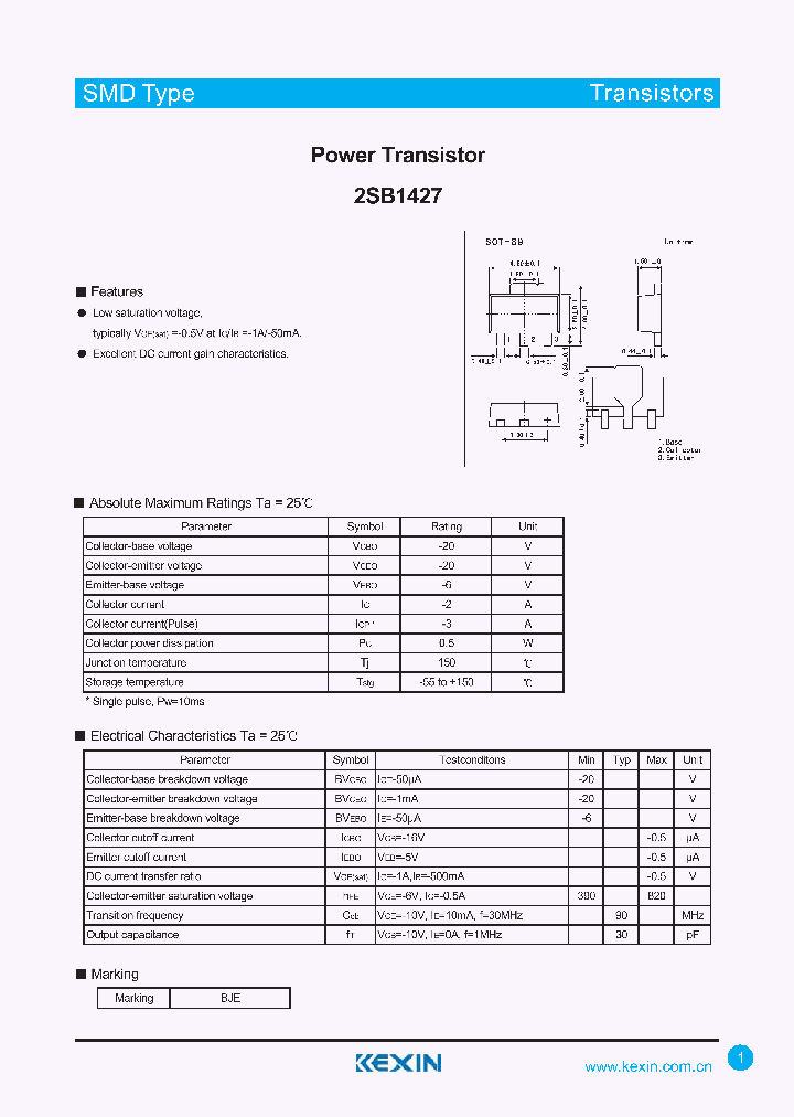 2SB1427_4340813.PDF Datasheet