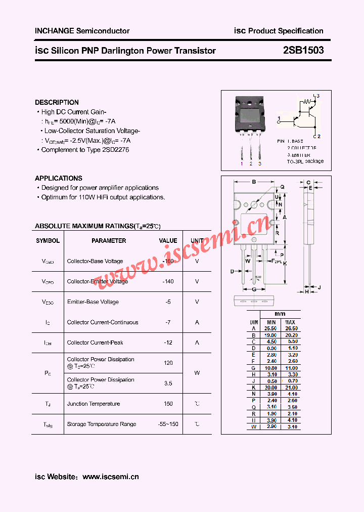 2SB1503_4397866.PDF Datasheet