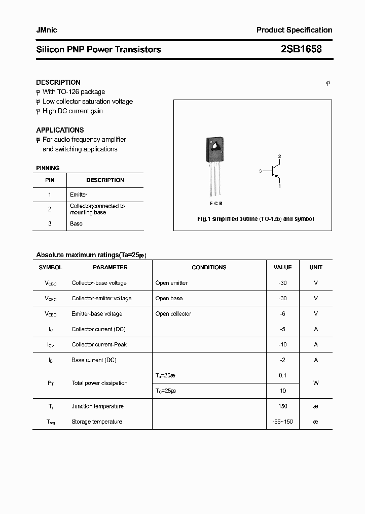 2SB1658_4754058.PDF Datasheet