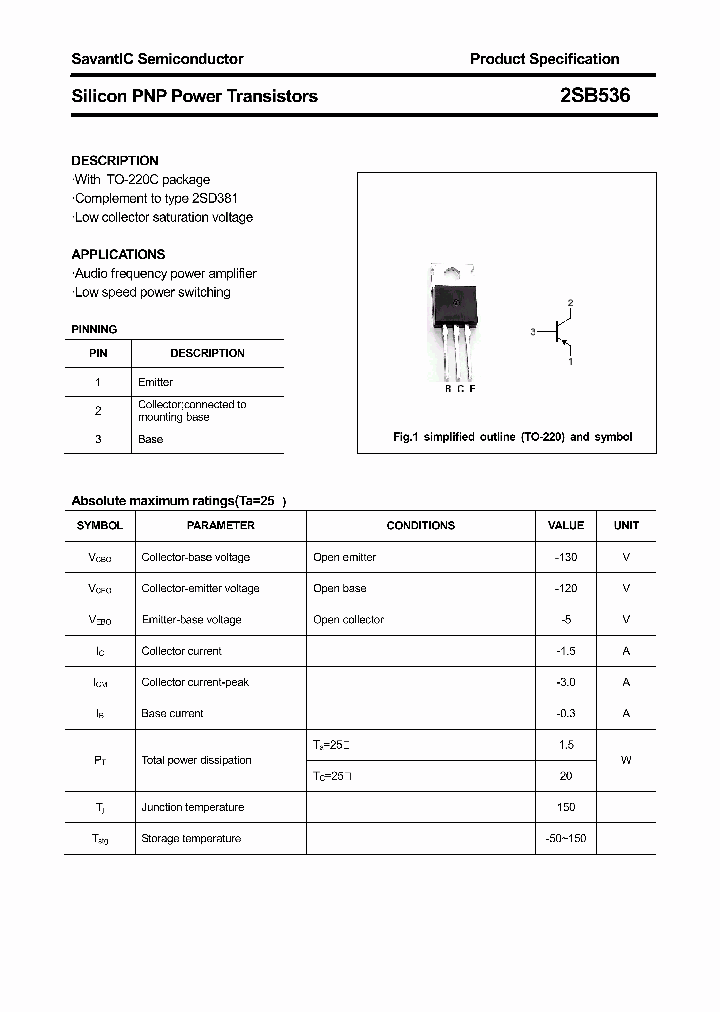 2SB536_4376274.PDF Datasheet