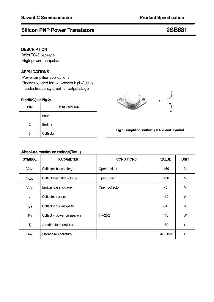 2SB681_4385090.PDF Datasheet