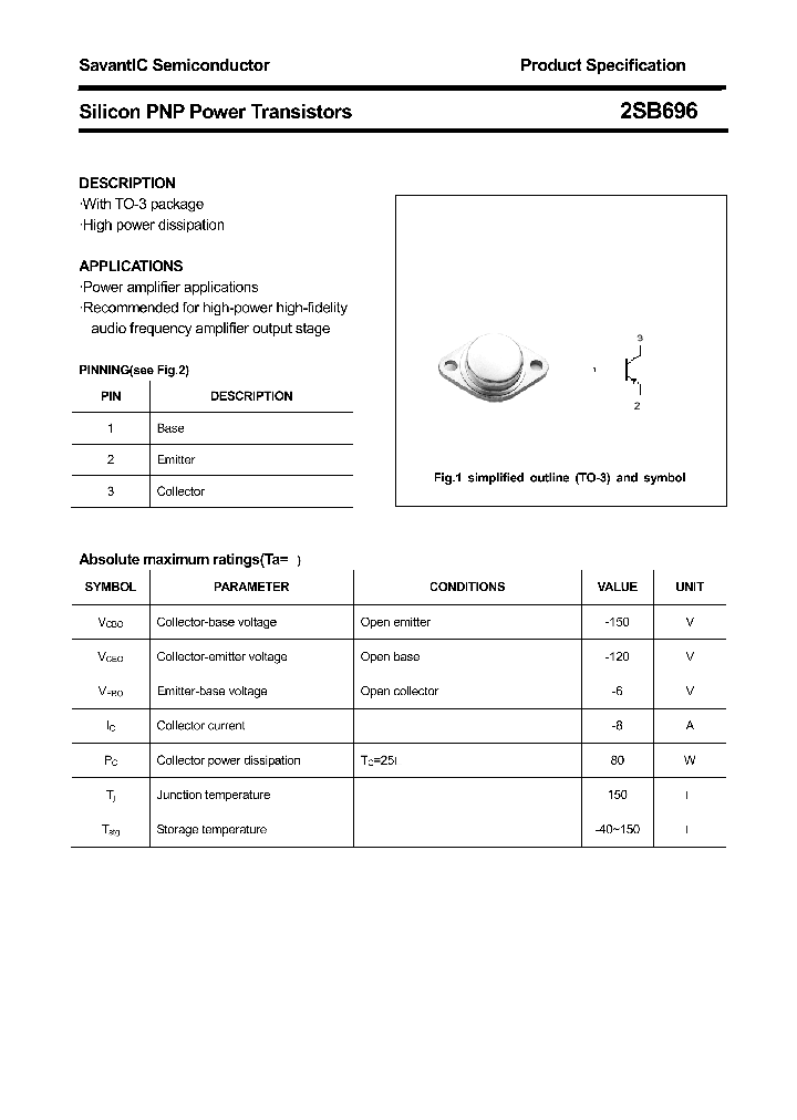 2SB696_4386542.PDF Datasheet