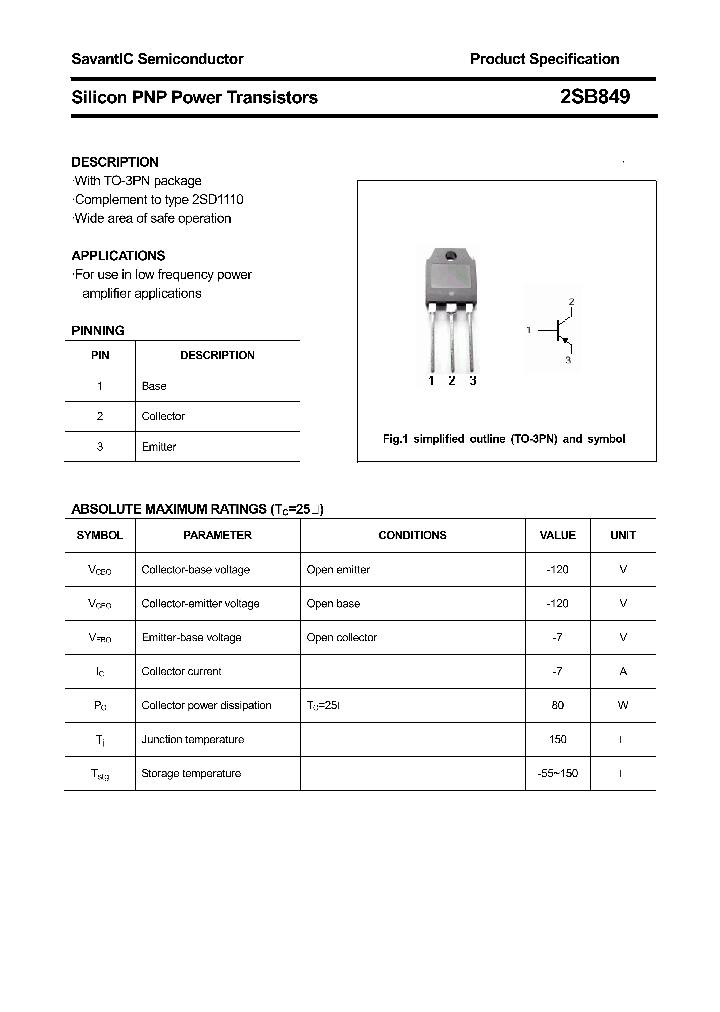 2SB849_4398539.PDF Datasheet