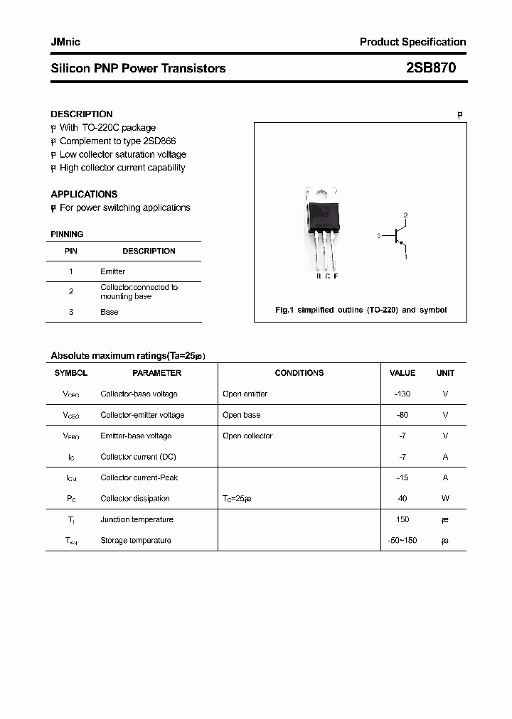 2SB870_4443875.PDF Datasheet