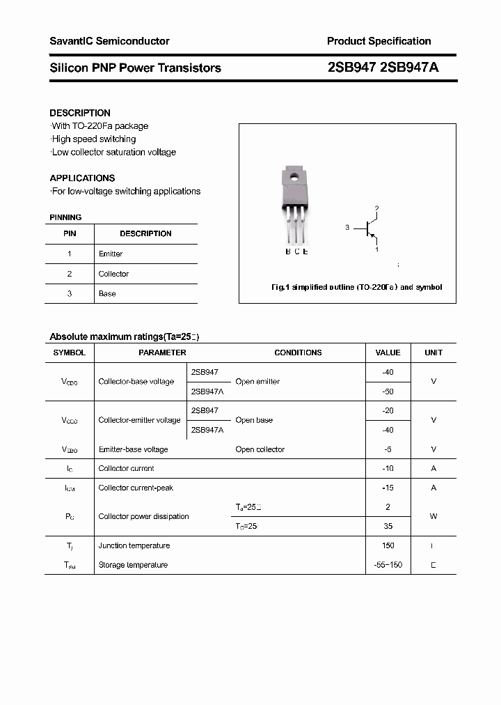 2SB947_4397130.PDF Datasheet