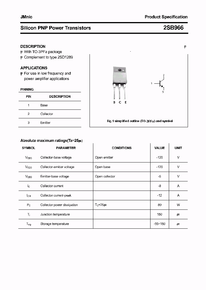 2SB966_4452949.PDF Datasheet