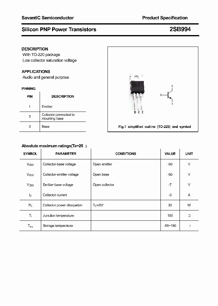 2SB994_4396227.PDF Datasheet