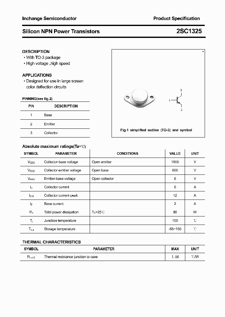 2SC1325_4749673.PDF Datasheet