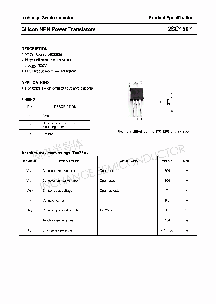 2SC1507_4304546.PDF Datasheet